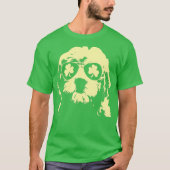 Irish Doodle Dog Goldendoodle St Patricks Day T-Shirt (Vorderseite)