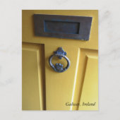 Irish Door Knocker Postkarte (Vorderseite)