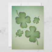 Irish Dream Bridal Dusche Einladung (Rückseite)