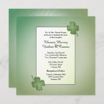 Irish Dream Wedding Einladung