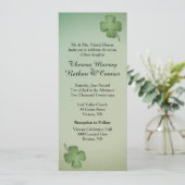 Irish Dreaming Wedding Einladung (Stehend Vorderseite)