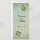 Irish Dreaming Wedding Einladung (Rückseite)