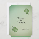 Irish Dreaming Wedding Einladung (Rückseite)