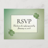 Irish Dreams UAWG with Entree Choices Einladungspostkarte (Vorderseite)