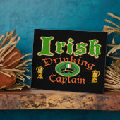 Irish Drink Captain Plaques Fotoplatte (Seite)
