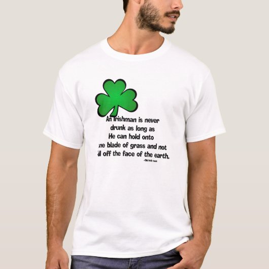 Irish Drink Sprichwort 4 - T - Shirt (Vorderseite)