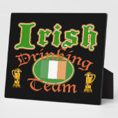 Irish Drink Team 2 Plaques Fotoplatte (Seite)
