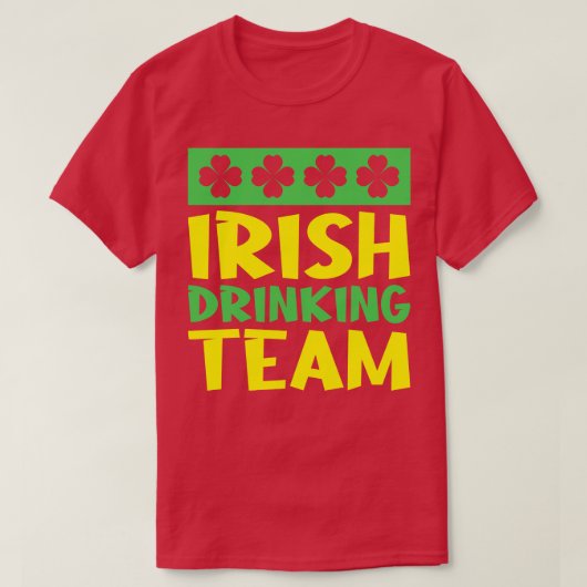 Irish Drink Team 2 T-Shirt (Design vorne)