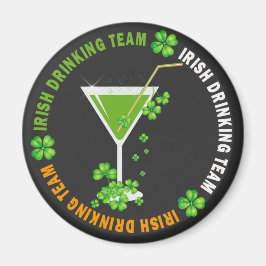 Irish Drink Team Kleeblatt Cocktail Magnet