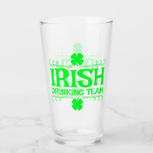 Irish Drink Team, Lucky, Kleeblatt, Green Beer,