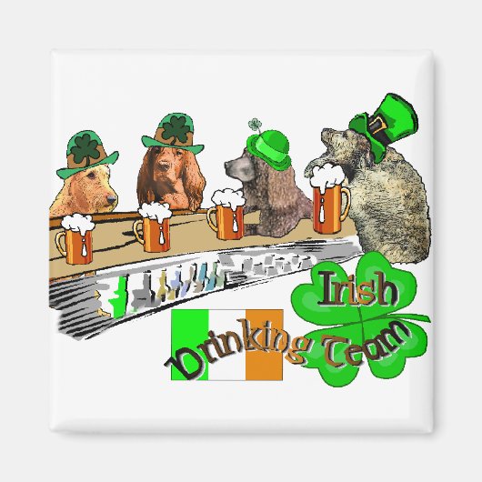 Irish Drink Team Magnet (Vorne)