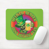 Irish Drink Team Skull Mousepad (Mit Mouse)