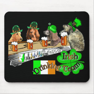 Irish Drink Team St Patricks Day Mousepad