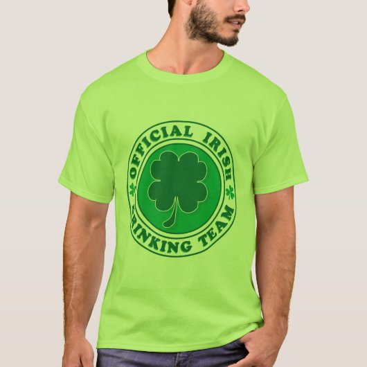 Irish Drink Team T-Shirt (Vorderseite)