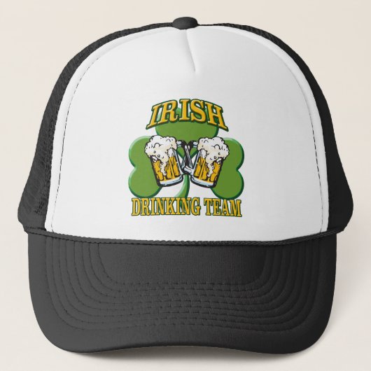 Irish Drink Team Truckerkappe (Vorderseite)
