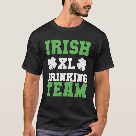 Irish Drinking Team Baseball St Patricks Day T-Shirt (Vorderseite)
