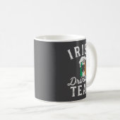 Irish Drinking Team Shirt St Patrick's Day Group S Kaffeetasse (VorderseiteRechts)