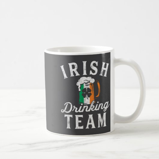 Irish Drinking Team Shirt St Patrick's Day Group S Kaffeetasse (Rechts)