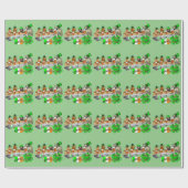 Irish Drinking Team St Patrick's Day Geschenkpapier (Flach)