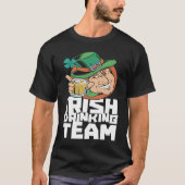 Irish Drinking Team St Patricks Day Ireland Leprec T-Shirt (Vorderseite)