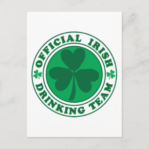 Irish Drinking Team/St. Patrick's Day Postkarte