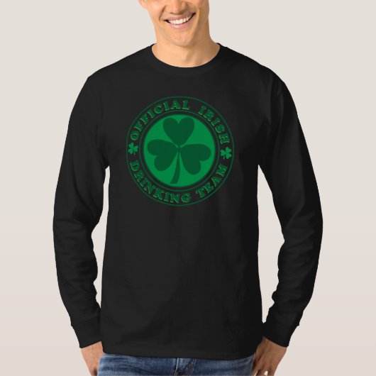 Irish Drinking Team/St. Patrick's Day T-Shirt (Vorderseite)