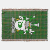 Irish Droney oder O_Droney Coat of Arms Family Cre Decke (Vorderseite)
