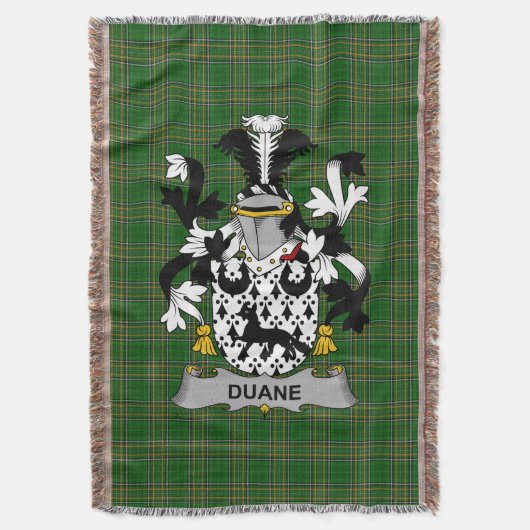Irish Duane oder O_Devine Coat of Arms Familienwap Decke (Vorderseite Vertikal)