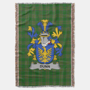 Irish Dunn oder O_Dunn Coat of Arms Familienwappen Decke