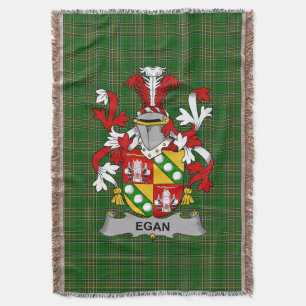 Irish Egan oder McEgan Coat of Arms Familienwappen Decke