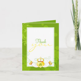 Irish Elegance Claddagh Wedding Danke-Card Dankeskarte