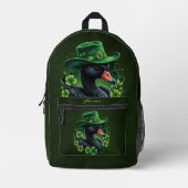 Irish Elegance, The Black Swan of St Patrick Bedruckter Rucksack (Vorderseite)