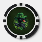 Irish Elegance, The Black Swan of St Patrick Pokerchips (Vorderseite)