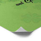 Irish Eriage Blessing - Poster (Ecke)