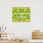Irish Eriage Blessing - Poster (Küche)