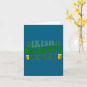 Irish-Experte für Abschied Lustig St. Patrick's Da Karte (Gelbe Blume)