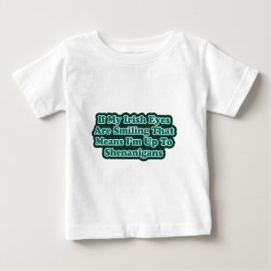 Irish Eyes Zitat Baby T-shirt