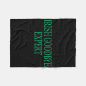 Irish-Fachmann für Abschied lustig St. Patricks Da Fleecedecke (Vorderseite (Horizontal))