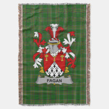 Irish Fagan Coat of Arms Familienwappen Irland