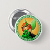 Irish Fairy Button (Vorne & Hinten)