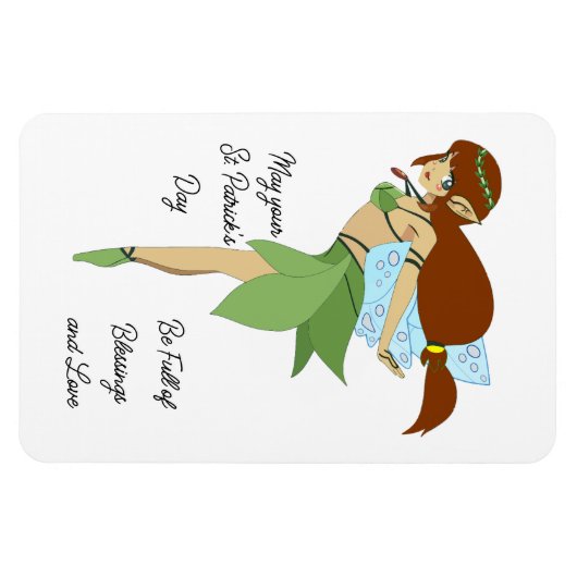Irish Fairy Flexible Magnet (Horizontal)