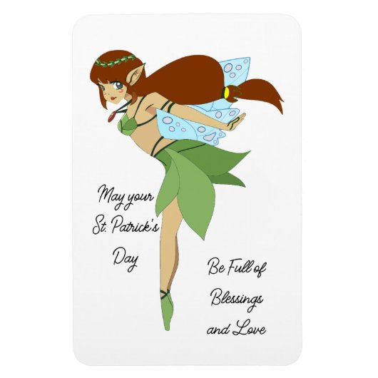 Irish Fairy Flexible Magnet (Vertikal)