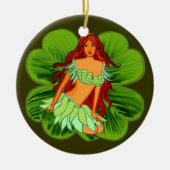 Irish Fairy Zollschmuck Keramik Ornament (Vorne)