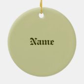 Irish Fairy Zollschmuck Keramik Ornament (Hinten)