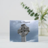 Irish Families Monument Moncton New Brunswick Postkarte (Stehend Vorderseite)