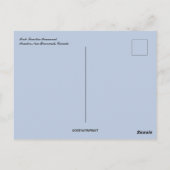 Irish Families Monument Moncton New Brunswick Postkarte (Rückseite)