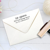 Irish Family Name & Rücksendeadresse Rubber Briefm Gummistempel