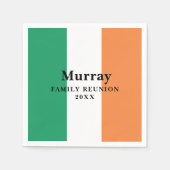 Irish Family Wiedersehen Paper Plate für benutzerd Serviette (Vorderseite)