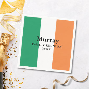Irish Family Wiedersehen Paper Plate für benutzerd Serviette