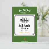 Irish Family Wiedersehen Save The Date (Stehend Vorderseite)